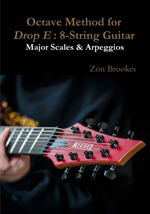 Octave Method for Drop E: 8-String Guitar